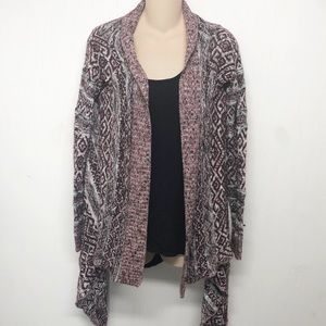 Stitch Fix Open Front Waterfall Sweater Cardigan